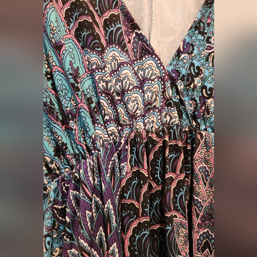 R&B Collection Floral Maxi Dress - Picture 3 of 4